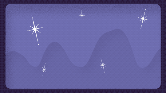 A cartoon gif of a black hole with unicorns and other fanciful notions around it.