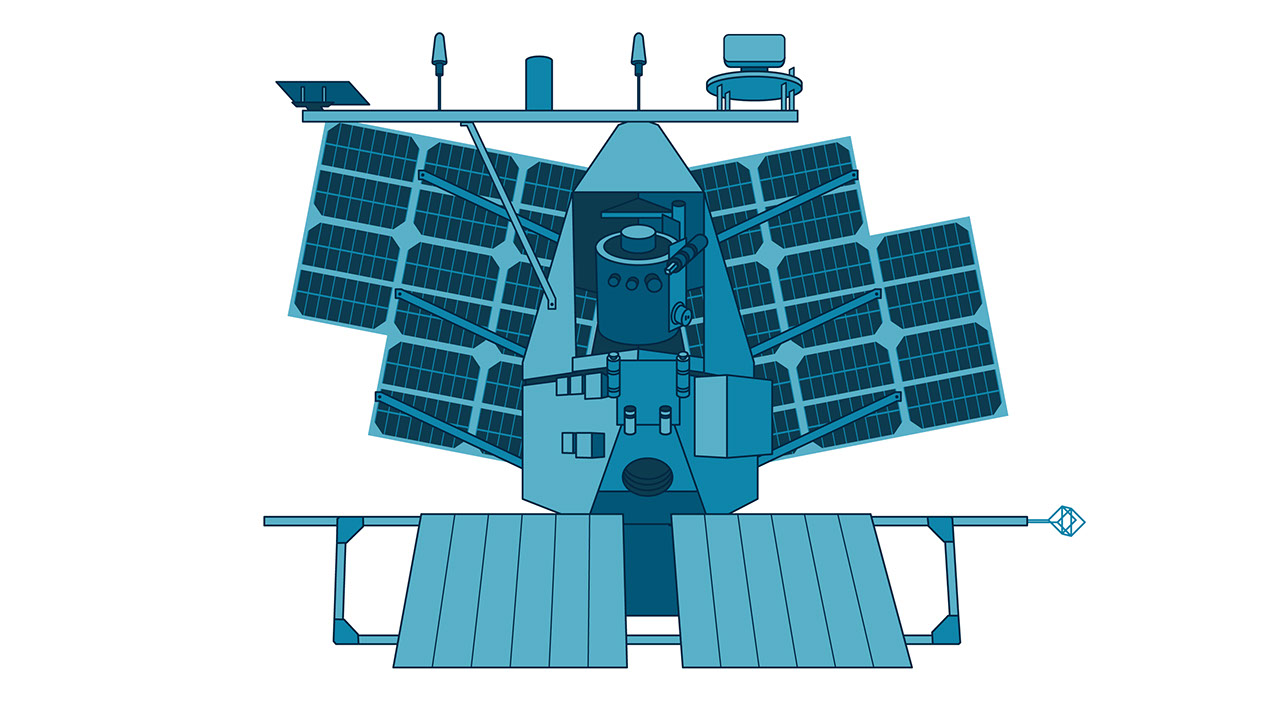 EXCITE spacecraft illustration