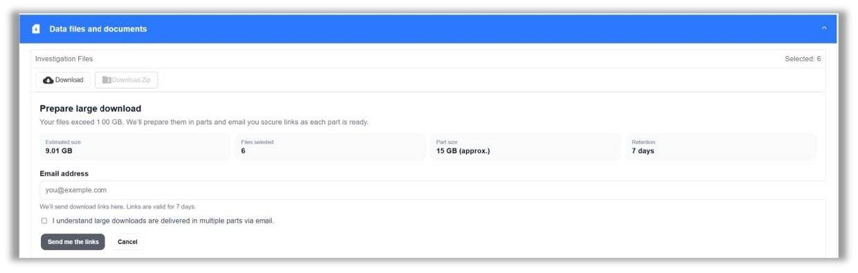 New File Download Process for PSI Large Requests - NASA Science