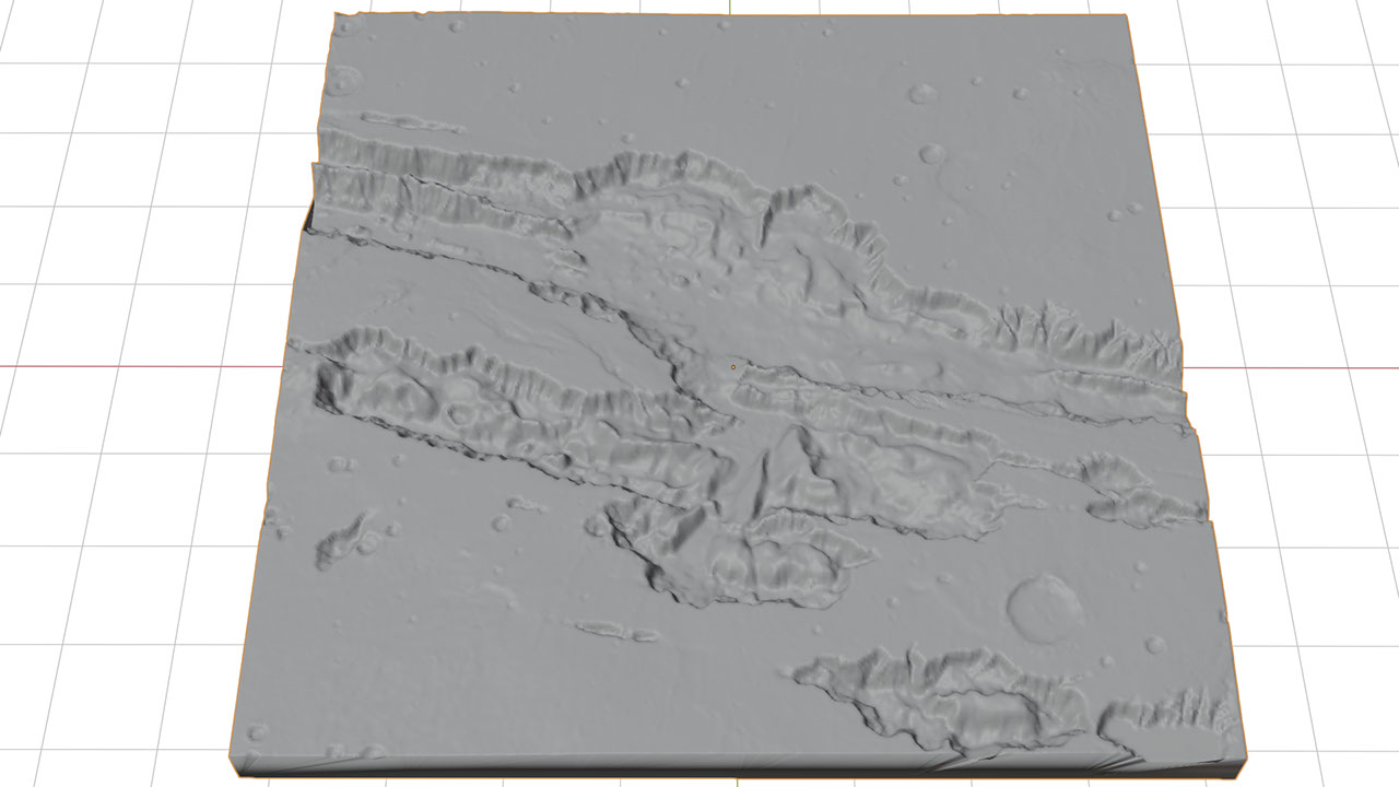 Mars - Valles Marineris (C) - NASA Science