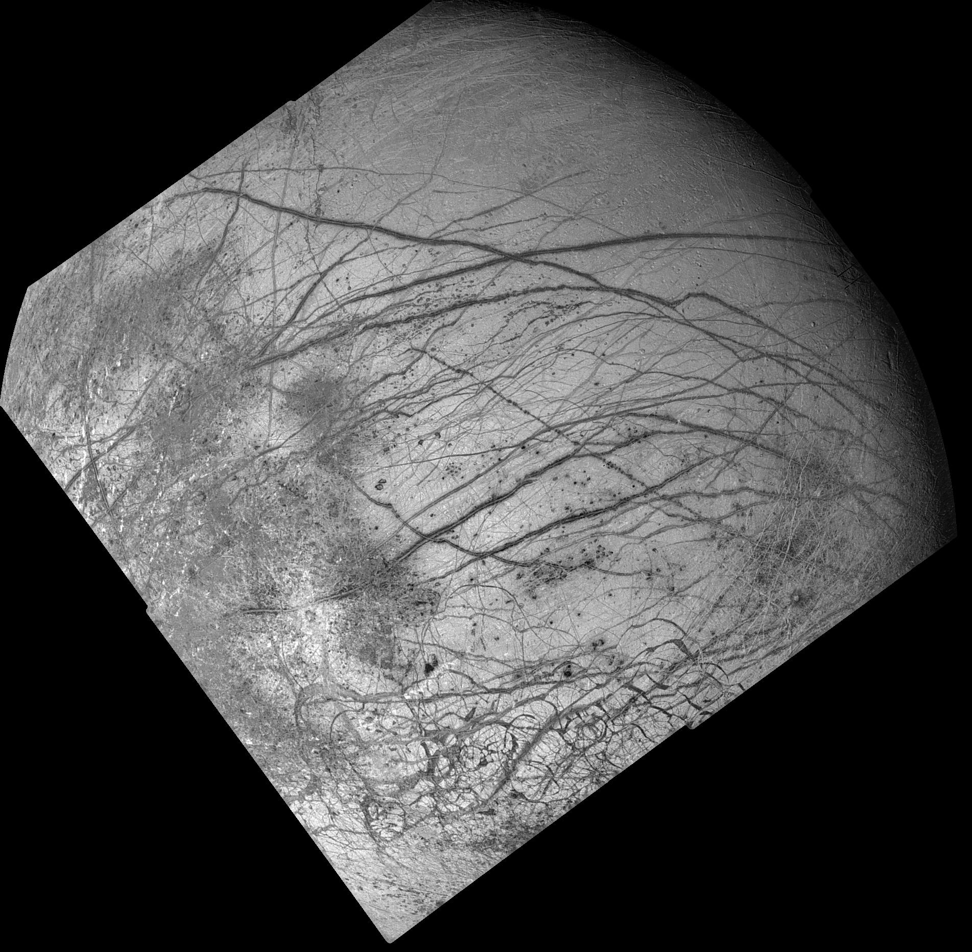 APOD: 1996 August 14 – Galileo Explores Europa