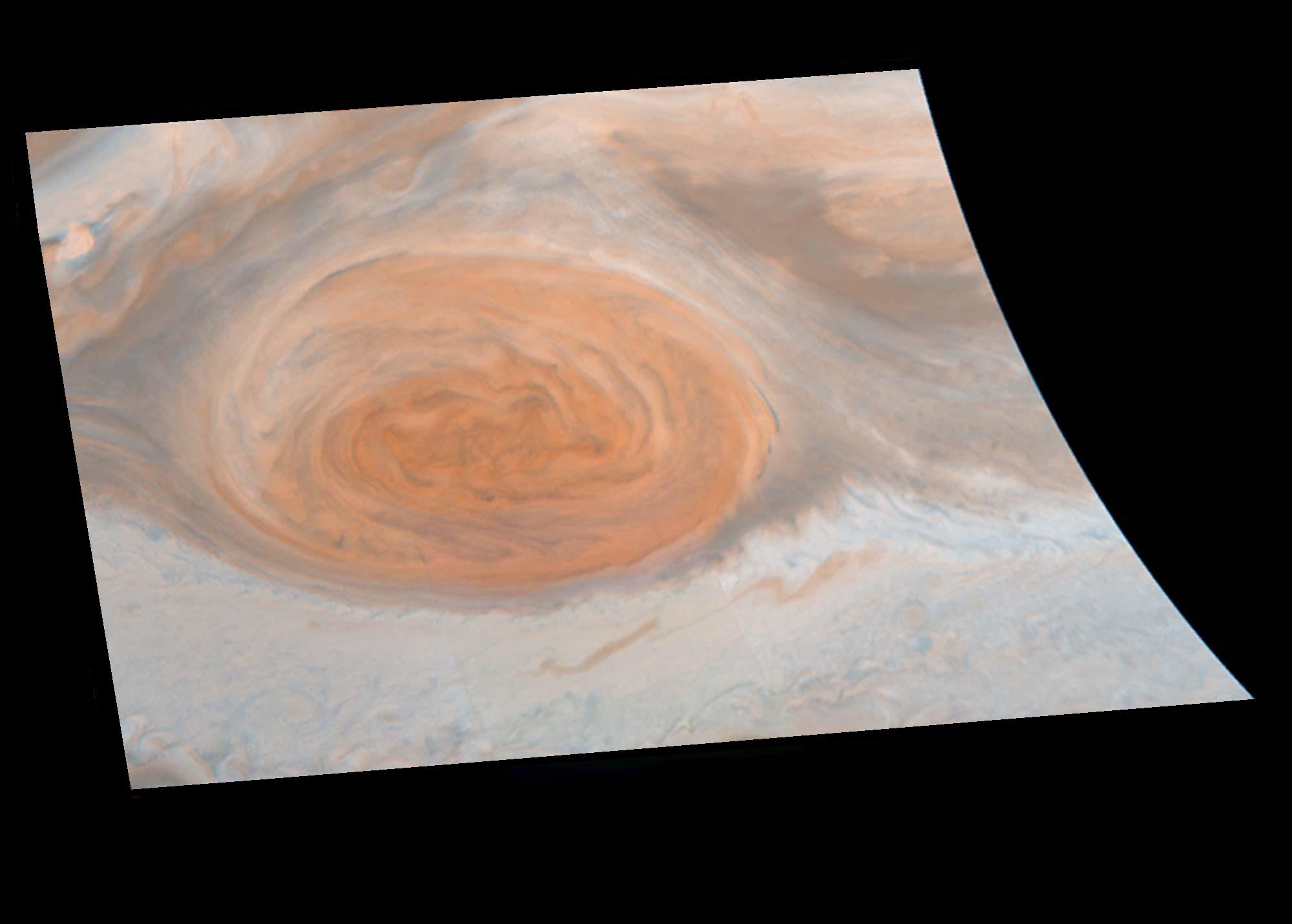 APOD: 1996 August 27 – Galileo Zooms in on Jupiter’s Red Spot