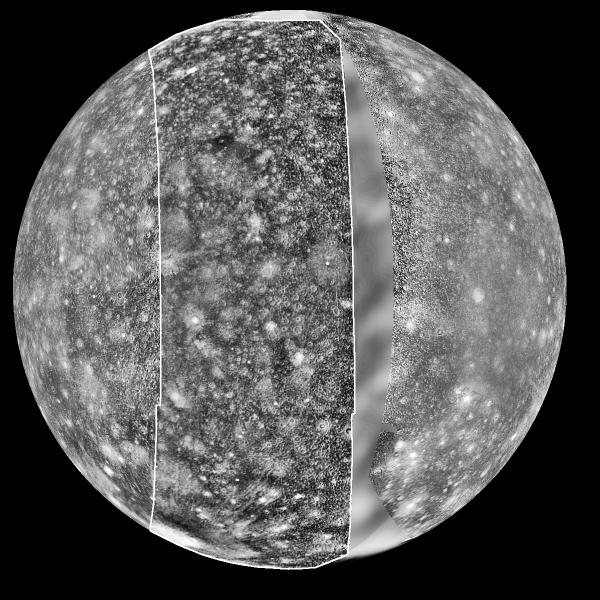 APOD: 1996 December 09 – Callisto Full Face