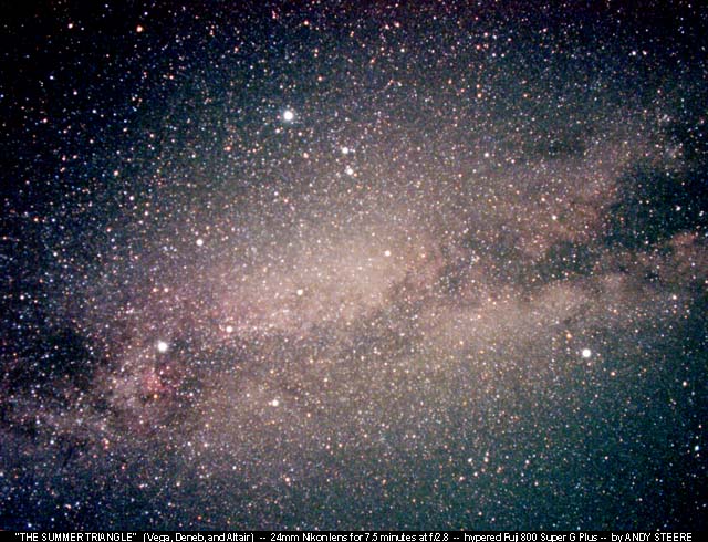 APOD: 1996 December 12 – The Milky Way Through the Summer Triangle