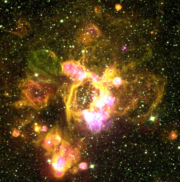 APOD: 1996 July 03 – Superbubbles in the LMC
