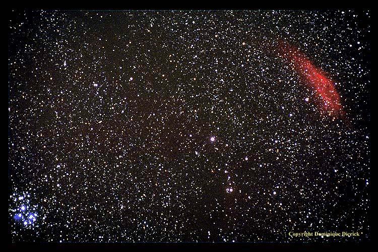 APOD: 1996 June 18 – Seven Sisters Versus California