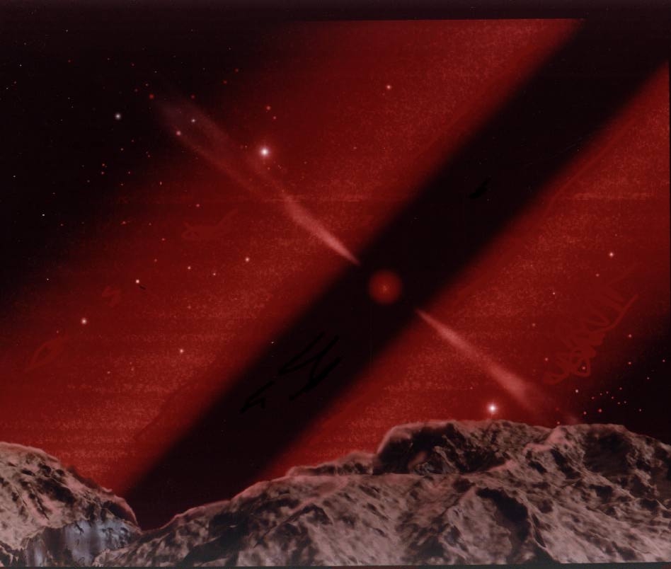APOD: 1996 May 05 – Planet Near a Galaxy Core
