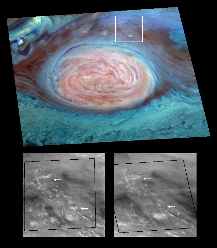 APOD: 1996 November 27 – Storm Clouds Over Jupiter