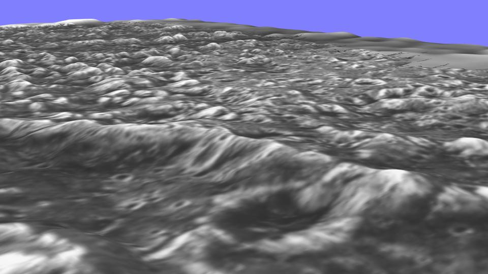 APOD: 1996 October 25 – A Flyby View of Ganymede