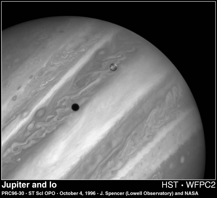 APOD: 1996 October 07 – Io’s Shadow