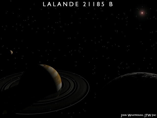 APOD: 1996 October 19 – Lalande 21185: The Nearest Planetary System?