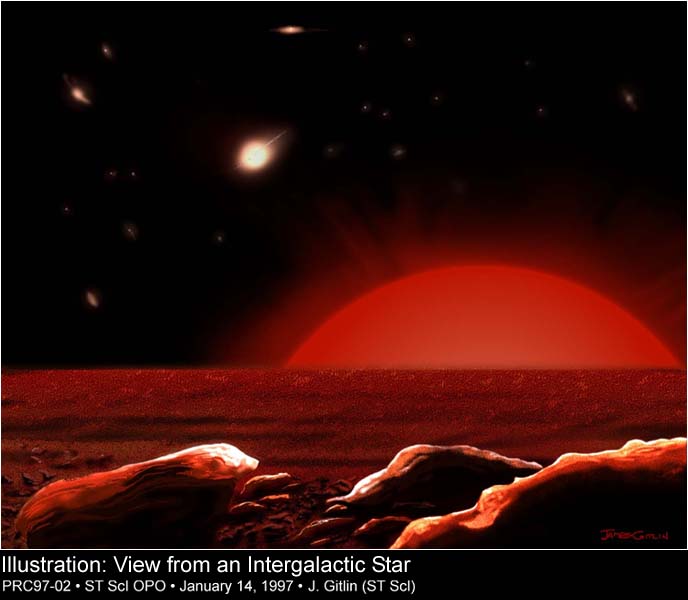 APOD: 1997 February 03 – Stars Without Galaxies