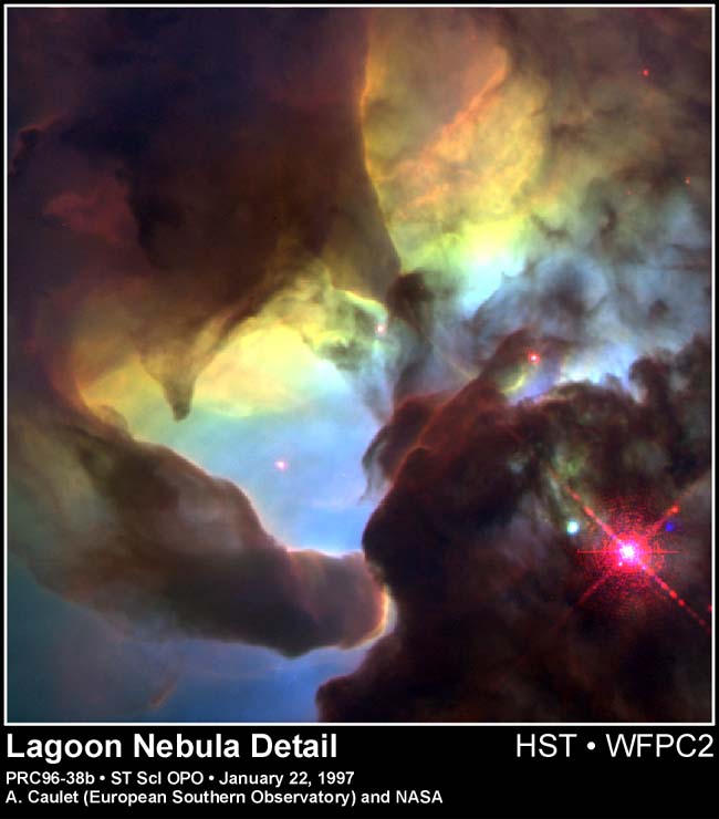 APOD: 1997 January 23 – Twistin’ by the Lagoon