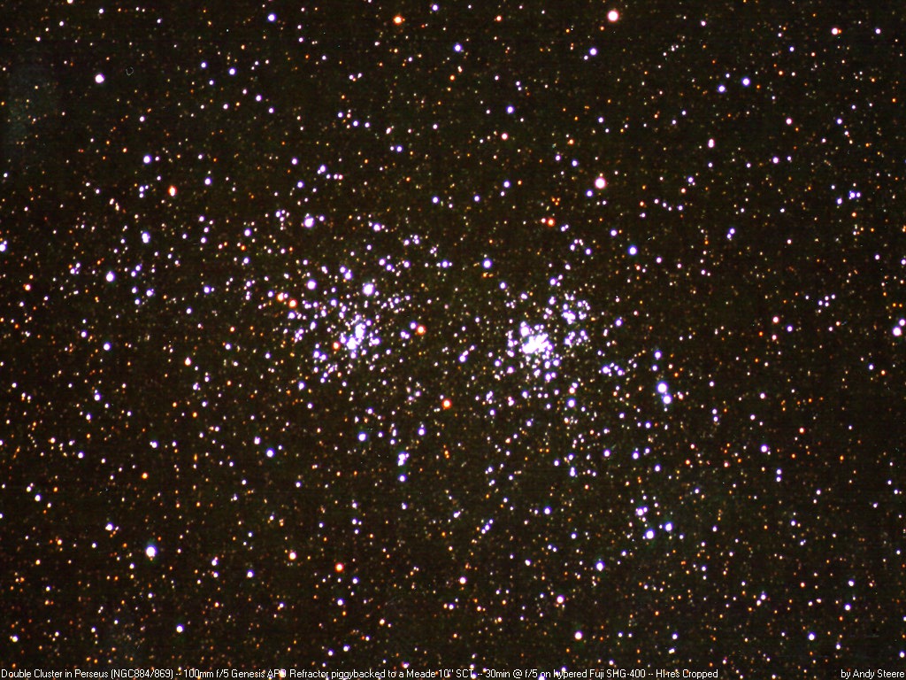 APOD: 1997 January 29 – NGC 869 & NGC 884: A Double Open Cluster