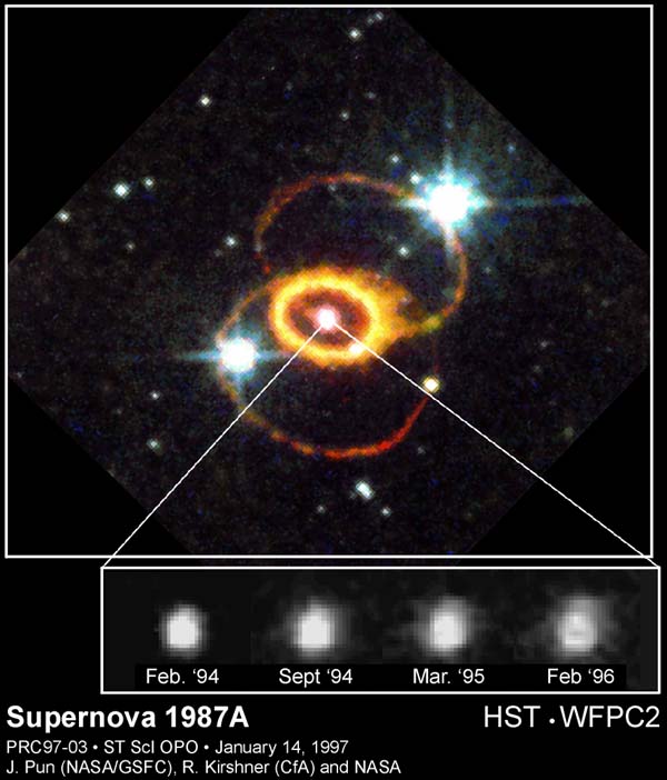 APOD: 1997 January 24 – Supernova 1987a Fireball Resolved