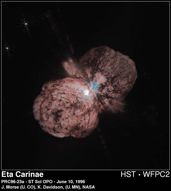 APOD: 1997 July 12 – Doomed Star Eta Carinae