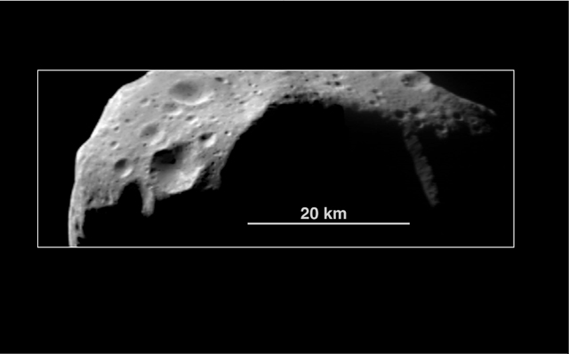 APOD: 1997 July 01 – Asteroid 253 Mathilde’s Large Craters