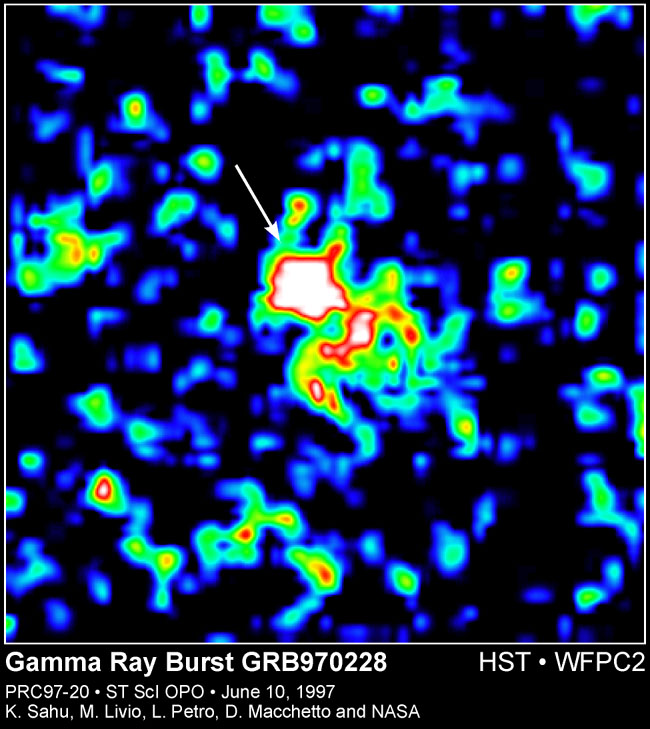 APOD: 1997 June 25 – A GRB Host?