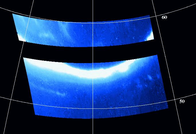 APOD: 1997 June 09 – An Auroral Ring on Jupiter