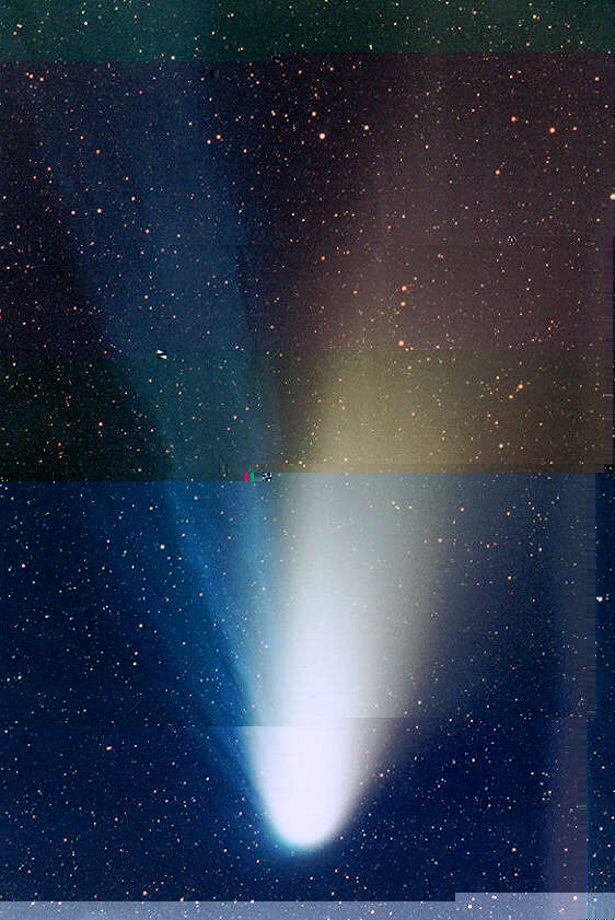 APOD: 1997 March 14 – Comet Hale-Bopp’s Developing Tail