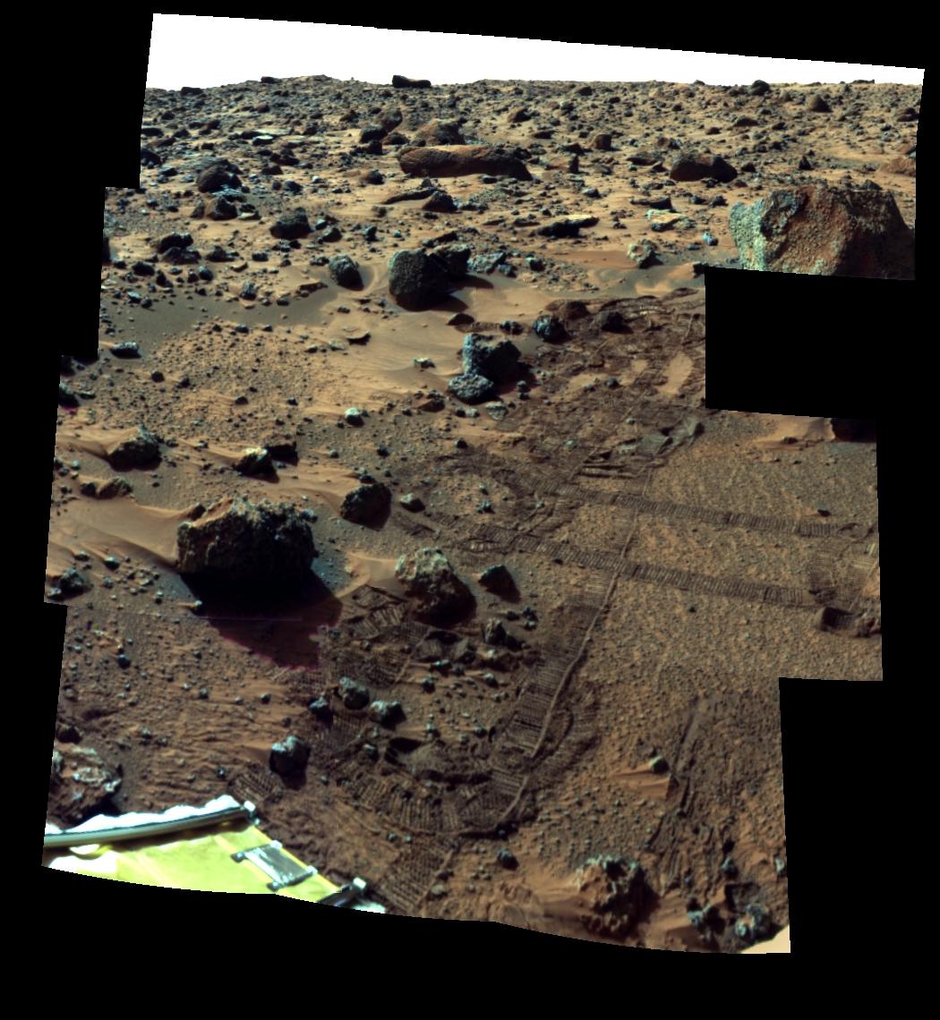 APOD: 1997 October 10 – Mars Pathfinder Super Pan