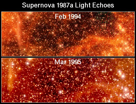 APOD: 1997 October 24 – Moving Echoes Around SN 1987A