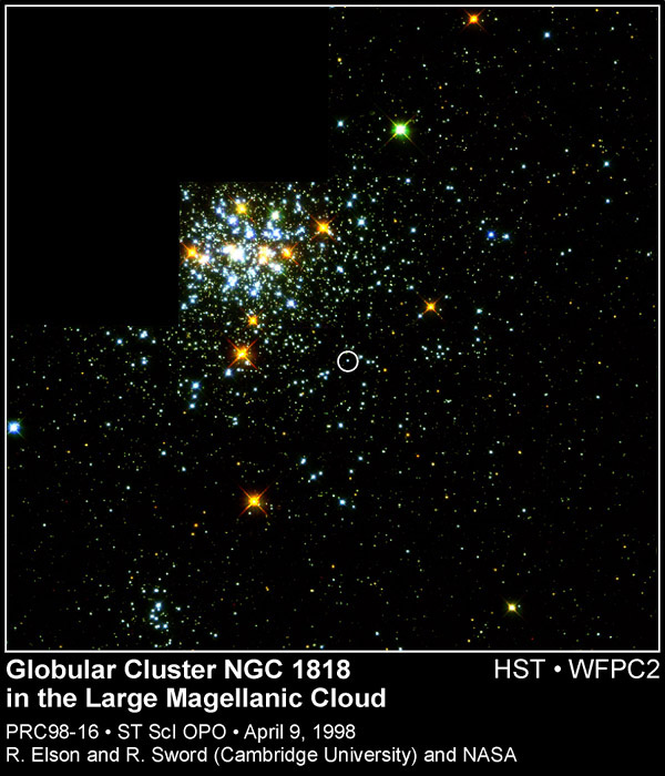 APOD: 1998 April 15 – NGC 1818: Pick A Star