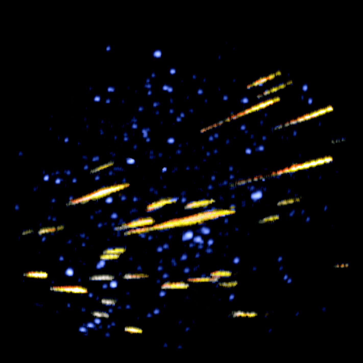 APOD: 1998 August 10 – Meteors Now and Again