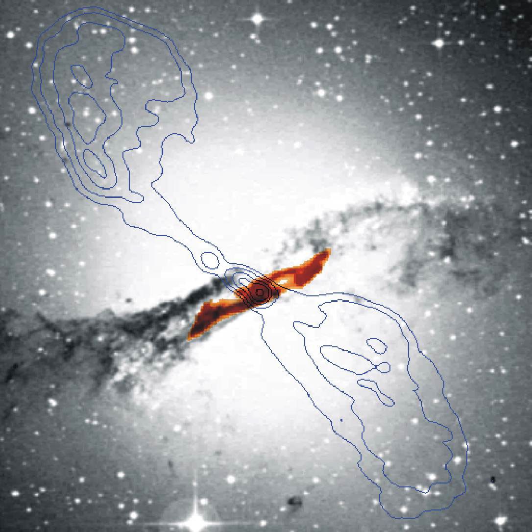 Centaurus A: The Galaxy Deep Inside — APOD for 1998-12-04