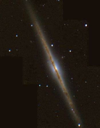 Edge On Spiral Galaxy NGC 891 — APOD for 1998-12-20