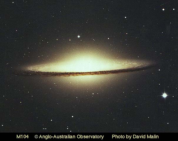 APOD: 1998 February 23 – M104: The Sombrero Galaxy