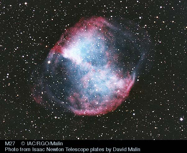 APOD: 1998 February 18 – M27: The Dumbbell Nebula