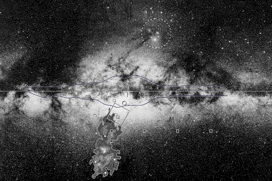 APOD: 1998 February 16 – Sagittarius Dwarf to Collide with Milky Way