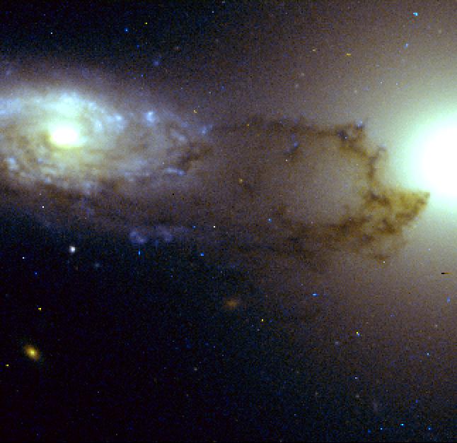 APOD: 1998 January 16 – Dusting Spiral Galaxies