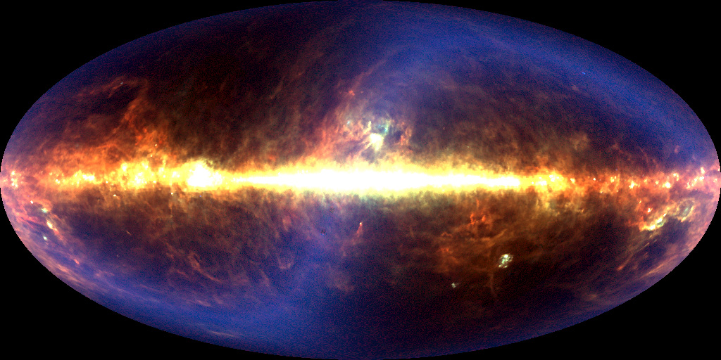 APOD: 1998 January 28 – The Infrared Sky