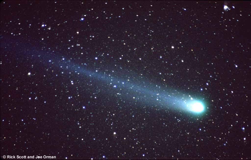 APOD: 1998 July 17 – Hyakutake: Stars Through A Comet Tail