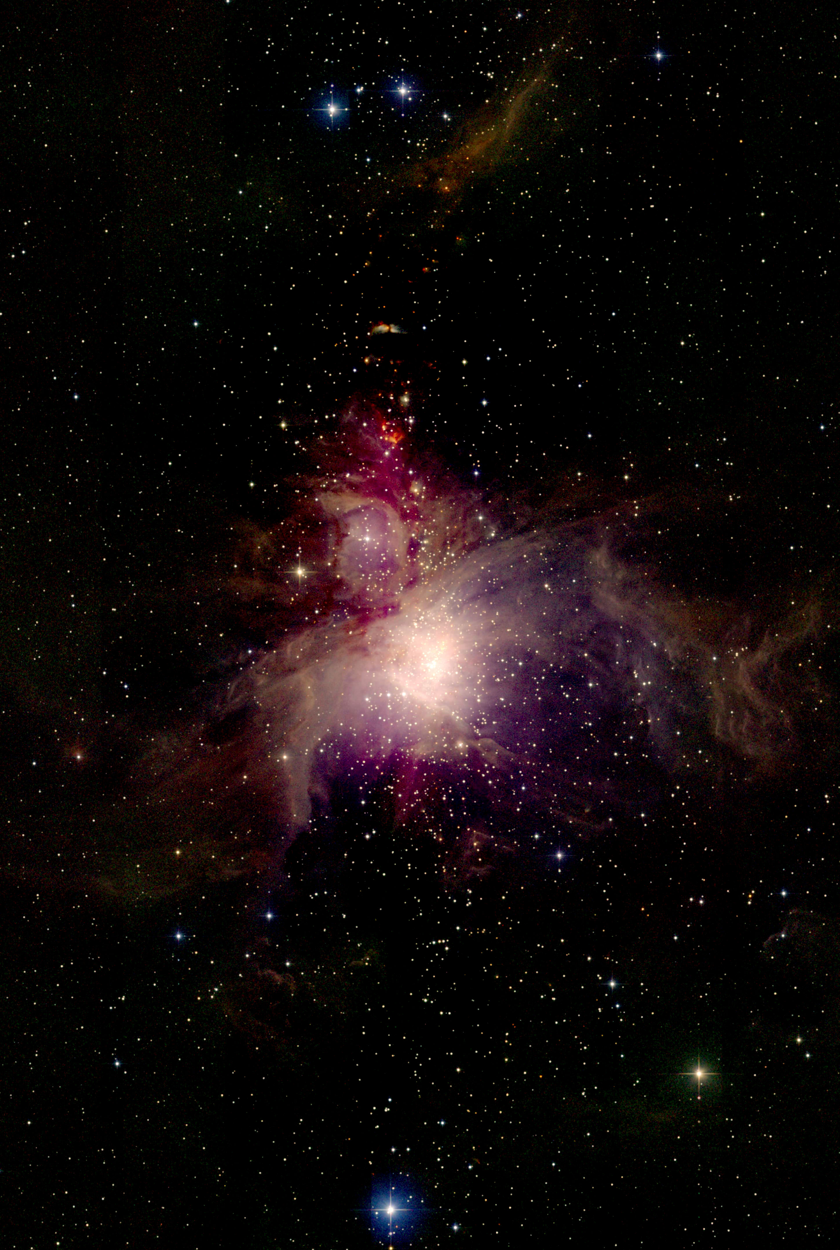 APOD: 1998 June 12 – Orion Nebula: The 2MASS View