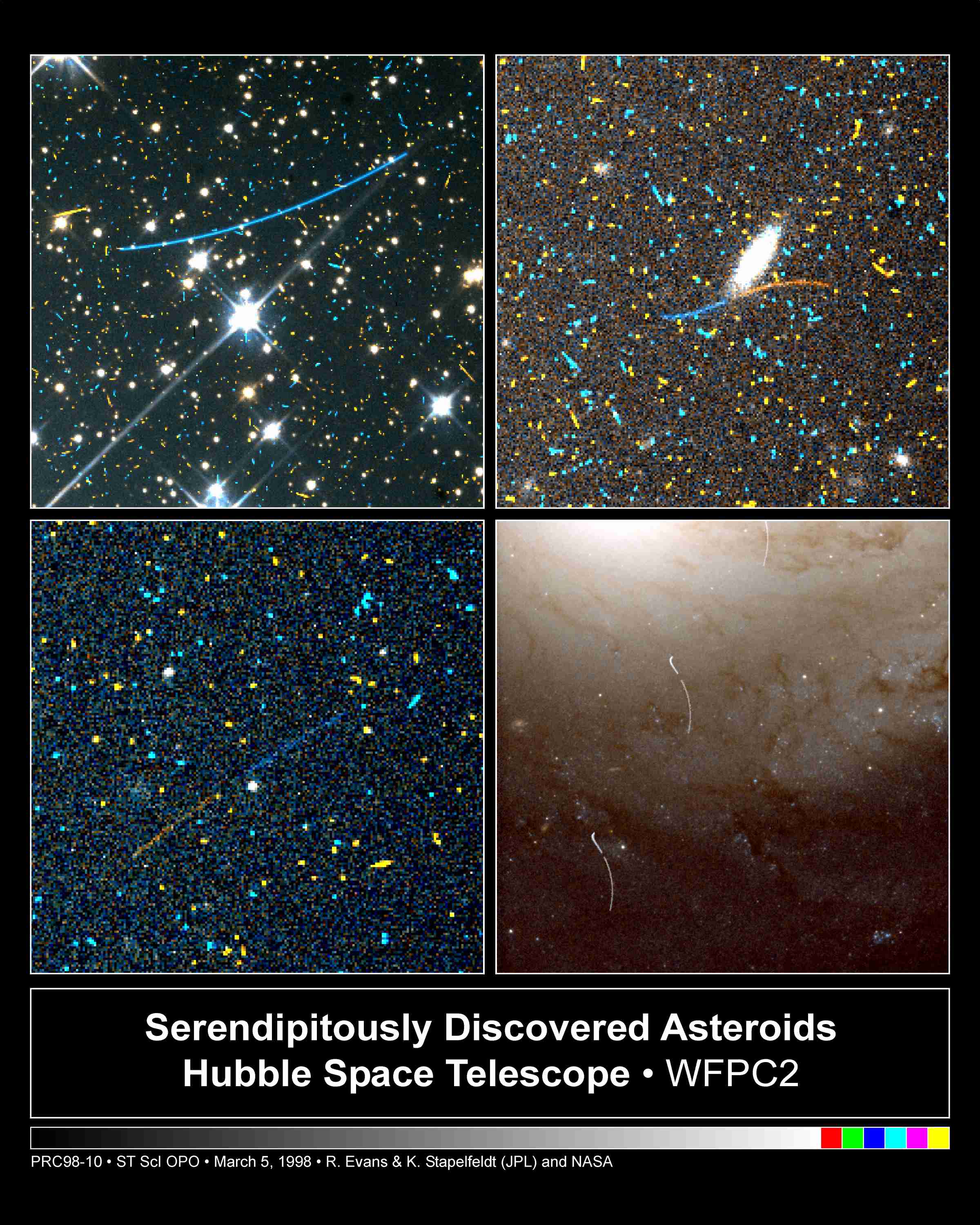 APOD: 1998 March 16 – Asteroids in the Distance