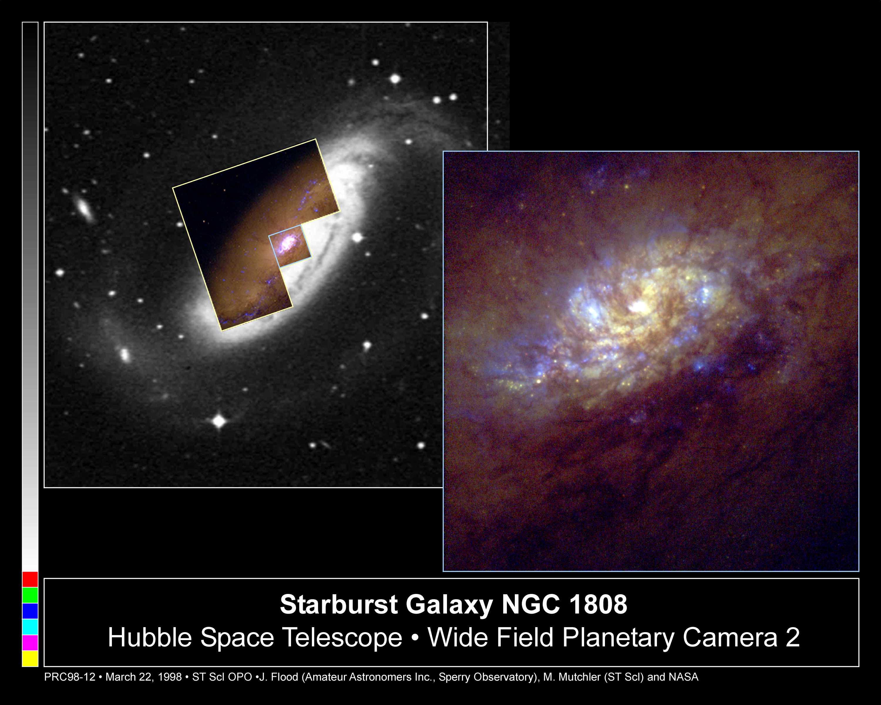 APOD: 1998 March 23 – Starbirth in NGC 1808