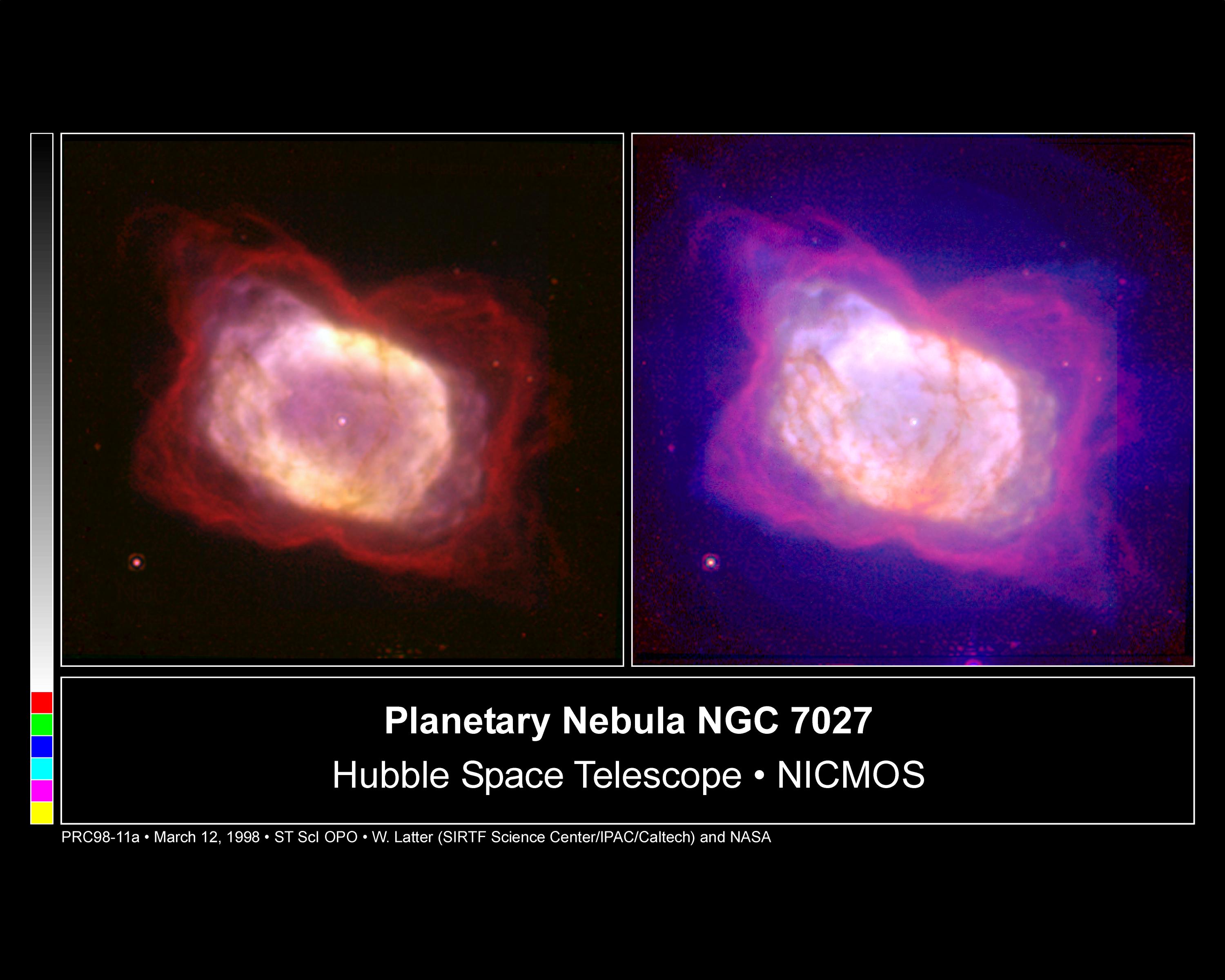 APOD: 1998 March 25 – Planetary Nebula NGC 7027 in Infrared