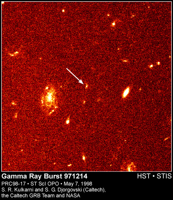 APOD: 1998 May 07 – A Powerful Gamma Ray Burst