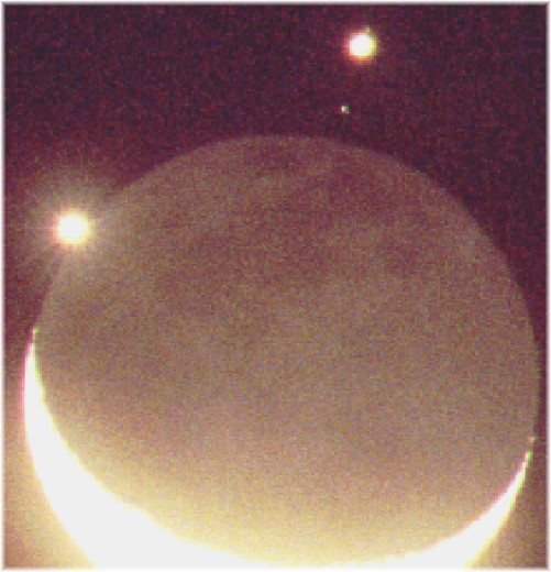 APOD: 1998 May 13 – Occultations and Rising Moons