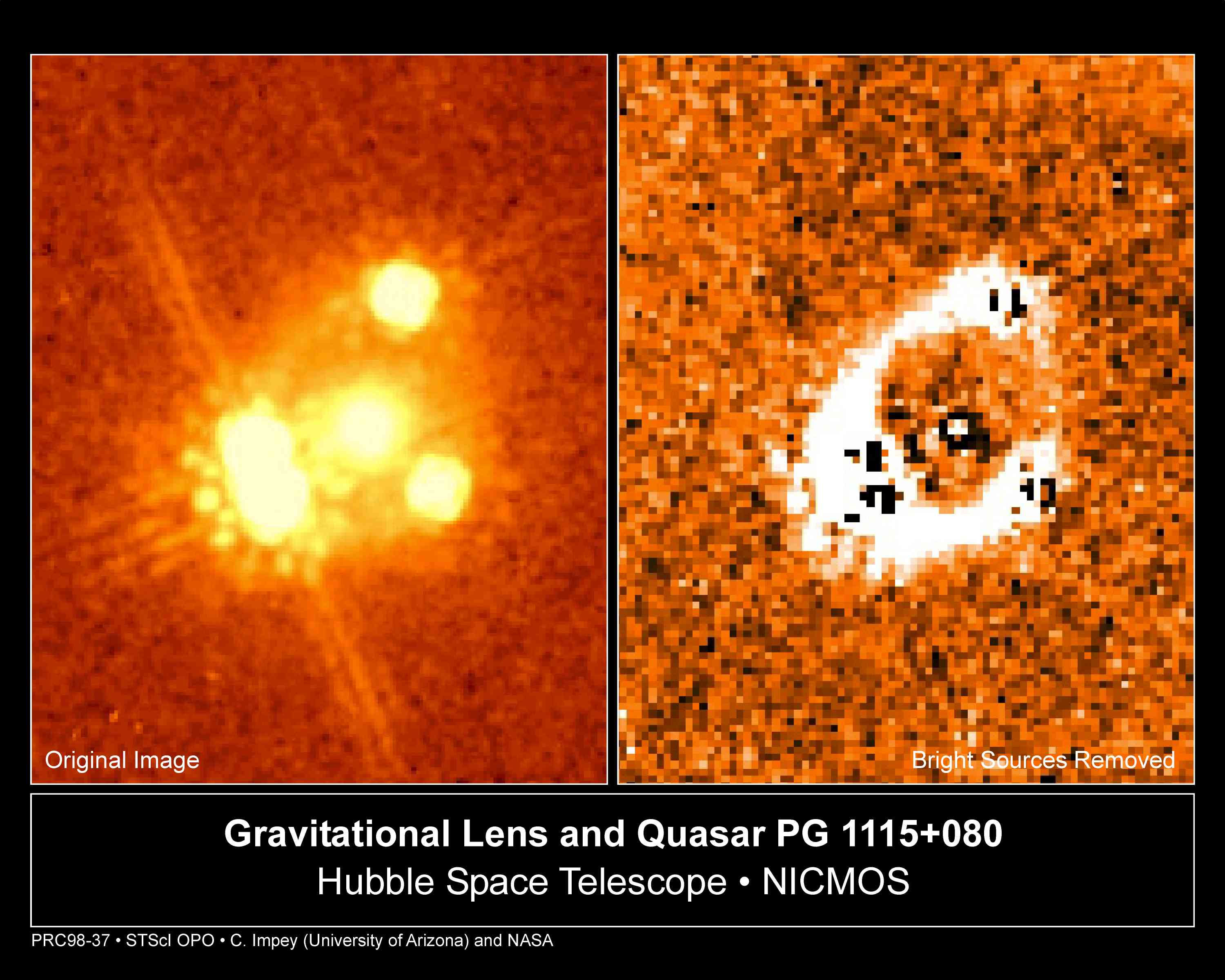 APOD: 1998 November 02 – PG 1115: A Ghost of Lensing Past