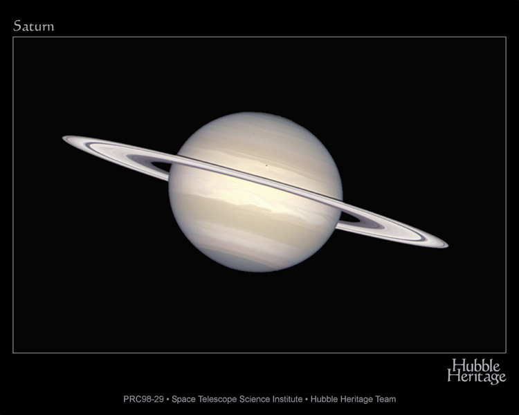 APOD: 1998 November 05 – Natural Saturn On The Cassini Cruise