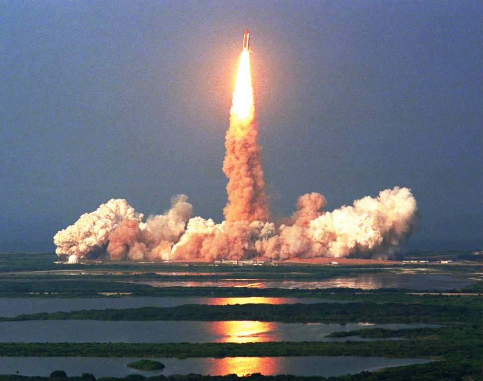 APOD: 1998 October 01 – Happy 40th Birthday NASA