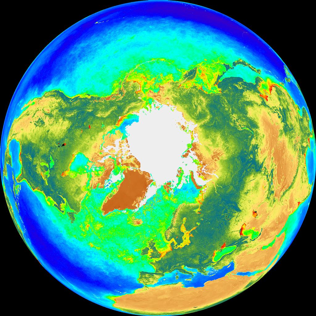 APOD: 1998 October 07 – Ocean Planet Pole To Pole