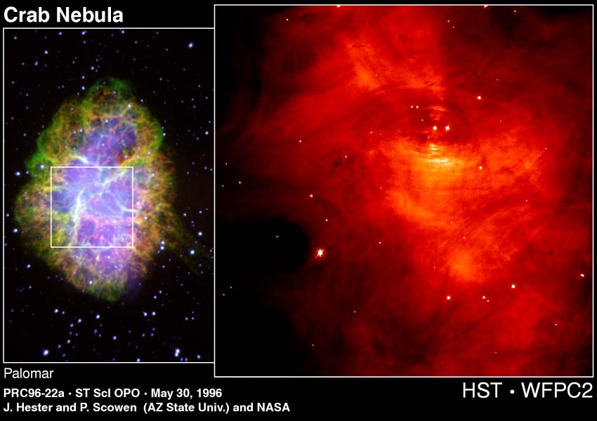 APOD: 1998 September 05 – The Pulsar Powered Crab