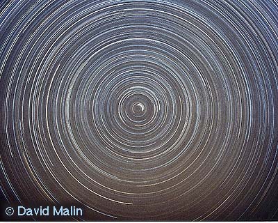 APOD: 1998 September 12 – Star Trails in Northern Skies