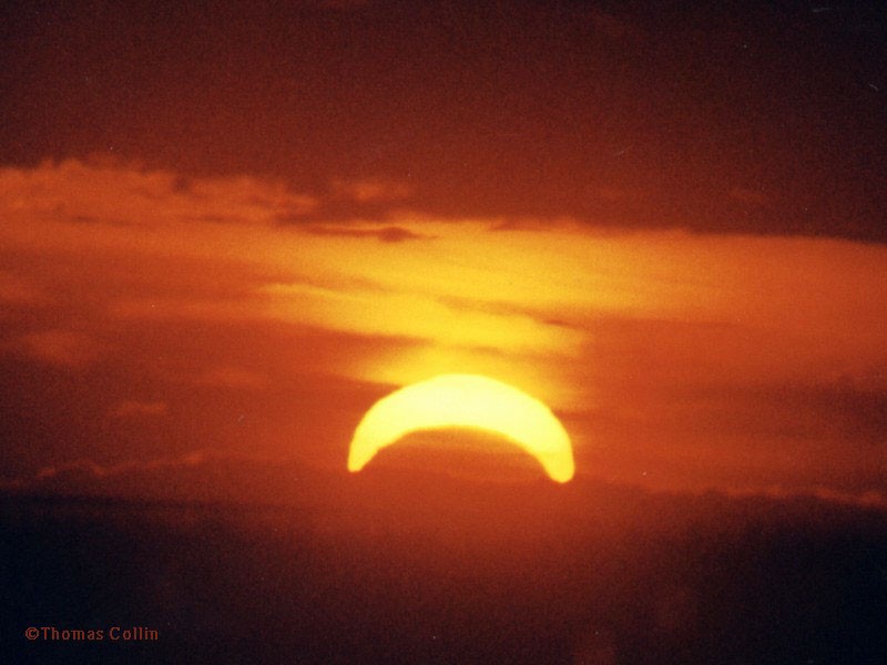 A Crescent Sunrise — APOD for 1999-08-17