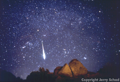 A Meteor Over the Anza-Borrego Desert